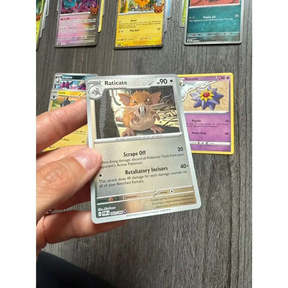 55 Pokémon Lot Assorted Stage 1 Basic Items Trainers Energy Cards